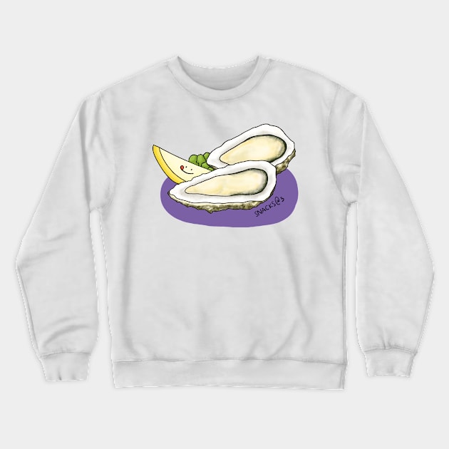 Oyster Crewneck Sweatshirt by Snacks At 3